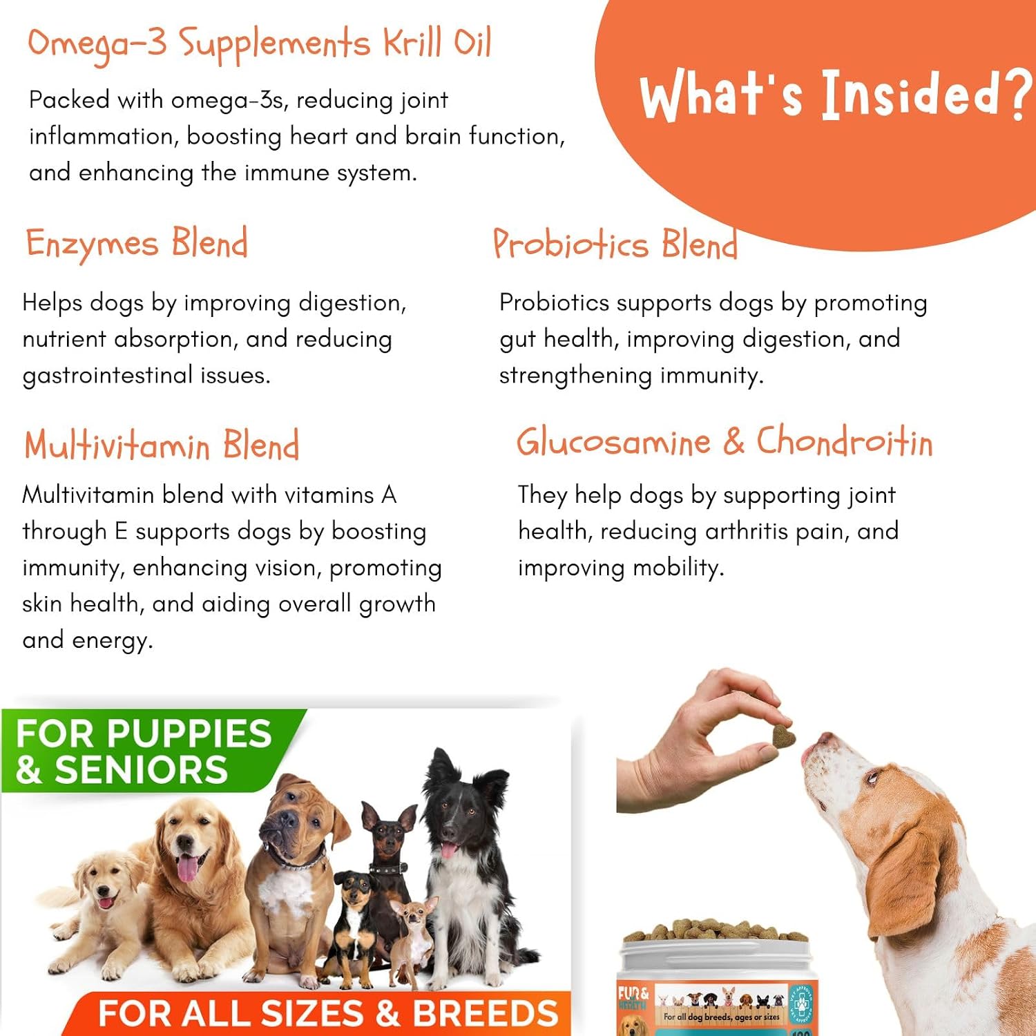 Fur & Health Multivitamin Soft Chews for Dogs | Daily Wellness Support with Essential Vitamins