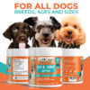 Hip & Joint Support Chews for Dogs of All Breeds, Ages, and Sizes – Fur & Health Supplement with Glucosamine and OptiMSM