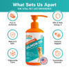 Vet with dog and Fur & Health Wild Alaskan Salmon Oil bottle, promoting Omega-3 benefits for pets’ coat and joints