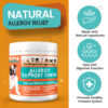 Natural allergy support chew supplement for dogs, made with natural ingredients to support digestion and immune system